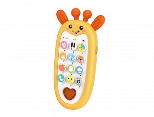 Maamaa Telefon dětský s efekty žirafa 13,5 cm