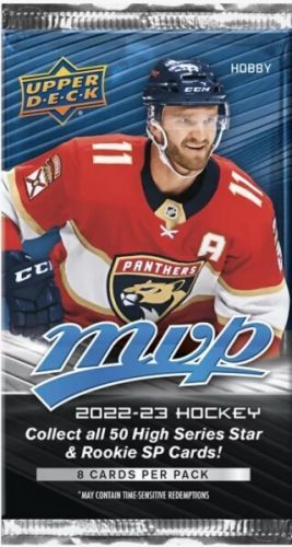 2022-23 NHL Upper Deck MVP Hobby balíček - hokejové karty