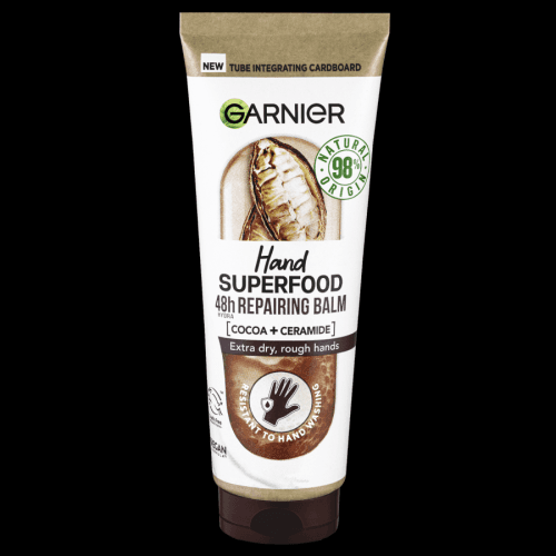 Garnier Hand Superfood regenerační krém na ruce s kakaem 75 ml