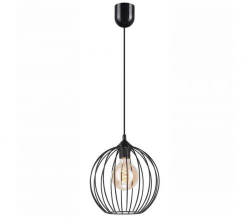 Lustr na lanku ZOYA 1xE27/60W/230V černá