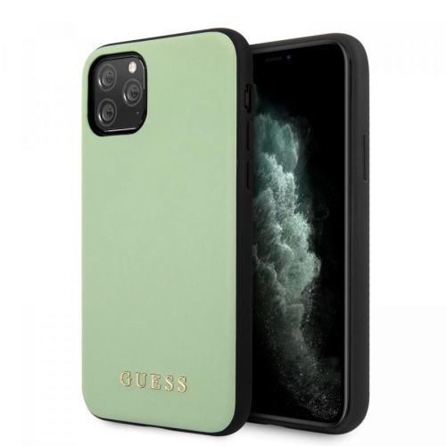 Guess Zadní kryt GUHCN65PUMGR pro Apple iPhone 11 Pro Max green