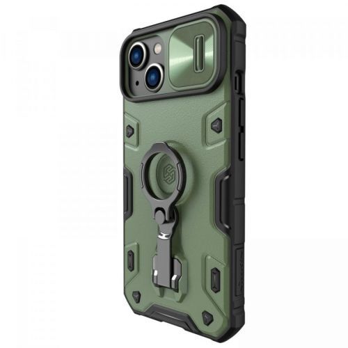 Zadní kryt Nillkin CamShield Armor PRO pro Apple iPhone 14, tmavě zelená