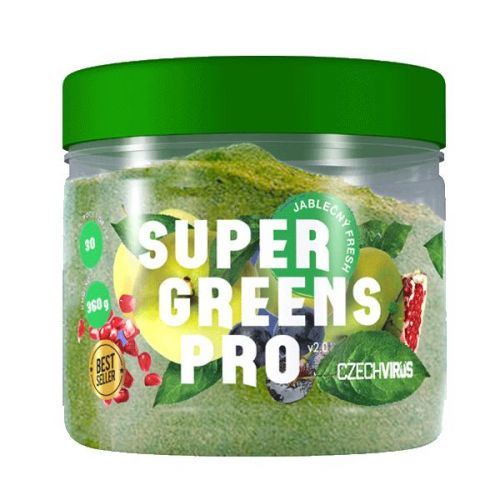 Czech Virus Super Greens Pro V2.0 360g jablečný fresh
