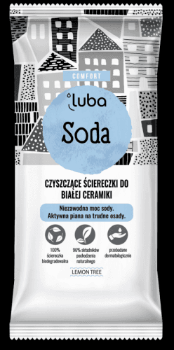 LUBA Čistící ubrousky se sodou Koupelna 24 ks