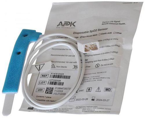 APK Technology Co., Ltd. SENZOR SpO2 PĚNOVÝ - 7 pinů