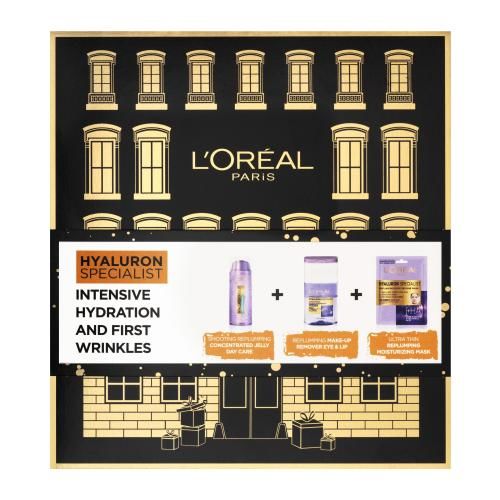 L'Oréal Paris Hyaluron Specialist Intensive Hydration And First Wrinkles dárková kazeta dárková sada