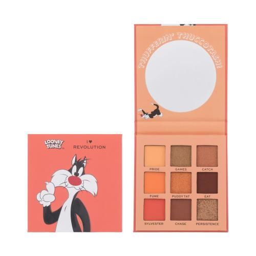 I Heart Revolution Looney Tunes Eyeshadow Palette 9 g mini paletka očních stínů pro ženy Sylvester