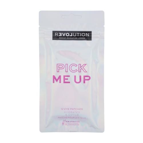 Revolution Relove Pick Me Up Hydrates & Cools Eye Patches 12 ks hydratační polštářky pod oči pro ženy