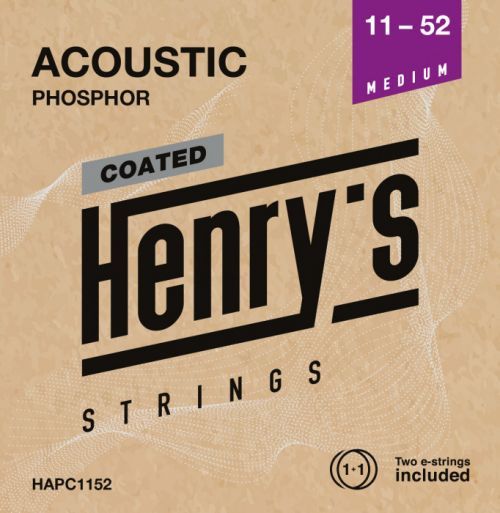 Henry's Strings HAPC1152 Acoustic Phosphor - 011“ - 052”