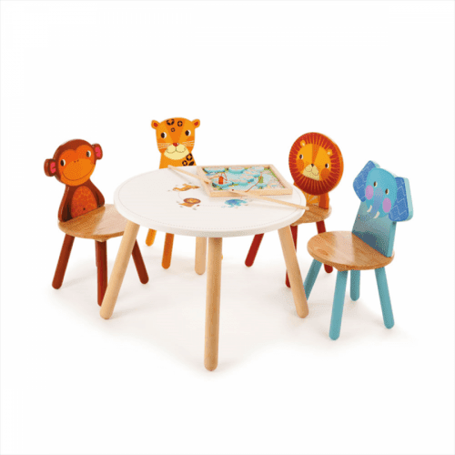 Ourbaby dětský stůl se židlemi 33941
