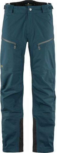 Fjällräven Outdoorové kalhoty Bergtagen Eco-Shell Trousers Mountain Blue 54