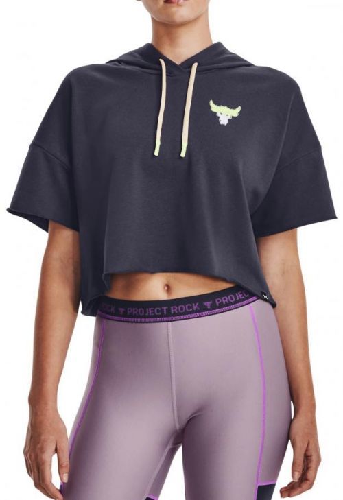 Mikina s kapucí Under Armour UA Pjt Rck SS Terry Hdy-GRY