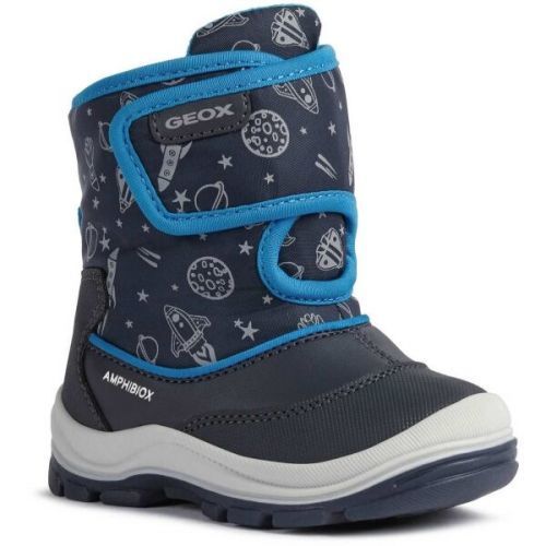 Geox B FLANFIL B.B ABX Dětské kotníkové boty, tmavě modrá, velikost 23