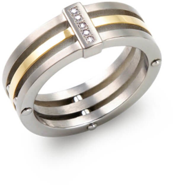 BOCCIA® Titanový prsten 0126-02 - velikost 53 - 0126-0253