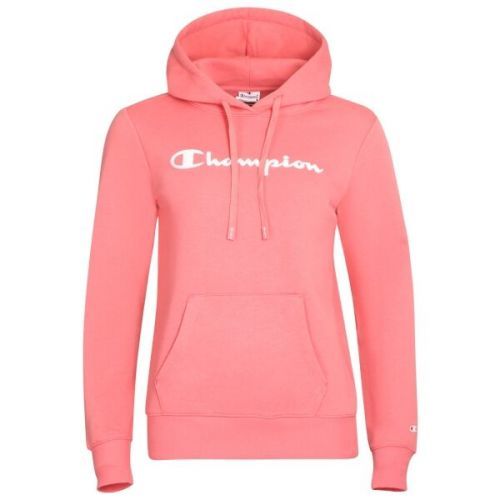 Champion HOODED SWEATSHIRT Dámská mikina, růžová, velikost M