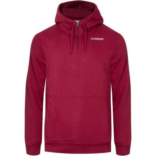 Kappa LOGO 365 DABA Pánská mikina, vínová, velikost XXL