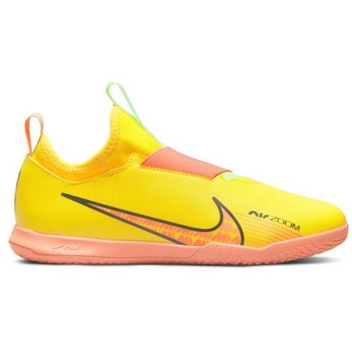 Nike JR ZOOM MERCURIAL VAPOR 15 ACADEMY IC Dětské sálovky, žlutá, velikost 37.5
