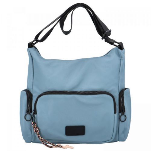 Volnočasová dámská crossbody taška z lehkého materiálu Ambrosio, modrá