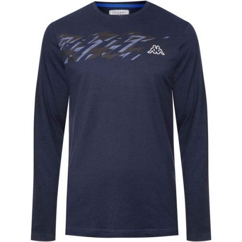 Kappa LOGO CARYM Pánské triko, tmavě modrá, velikost L