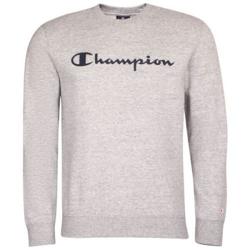 Champion CREWNECK SWEATSHIRT Pánská mikina, šedá, velikost M