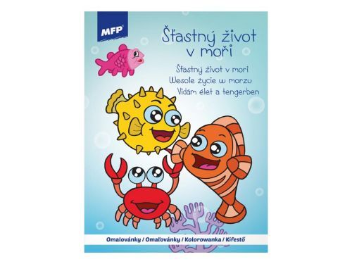 MFP 5301137 Omalovánky A4 Šťastný život v moři  210x276mm/16