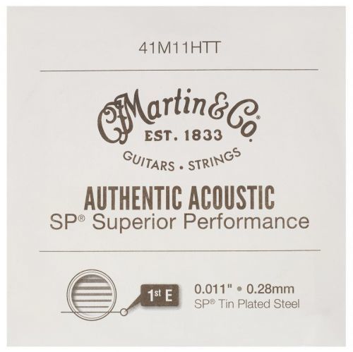 Martin Authentic SP Single Plain Steel .011