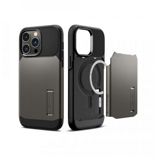 Spigen Slim Armor Mag iPhone 14 Pro Max šedý