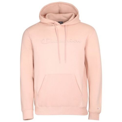 Champion FALL POLY FLEECE HOODED SWEATSHIRT Pánská mikina, růžová, velikost M