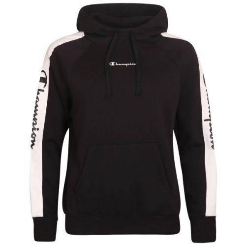 Champion HOODED SWEATSHIRT Dámská mikina, černá, velikost S