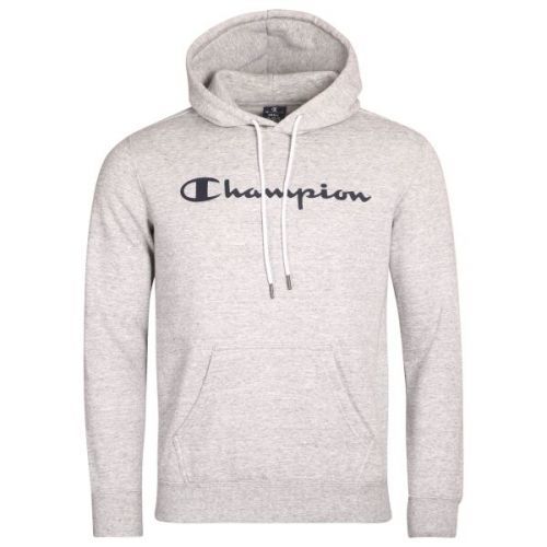 Champion FALL POLY FLEECE HOODED SWEATSHIRT Pánská mikina, šedá, velikost XXL