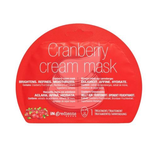 masqueBAR IN.gredients Cranberry Cream Mask Maska Na Obličej 15 ml