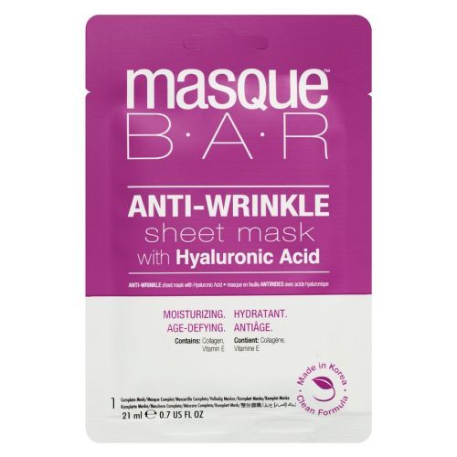 masqueBAR Masque Bar Anti Wrinkle Sheet Mask Maska Na Obličej 21 ml