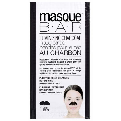 masqueBAR Charcoal Nose Strips Maska Na Obličej 1 kus