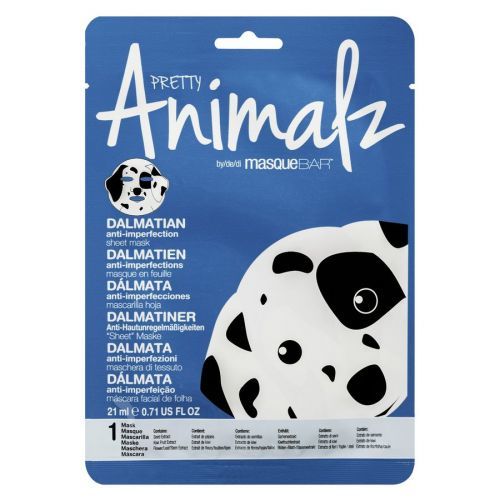masqueBAR Animalz Dalmation Sheet Mask Maska Na Obličej 21 ml