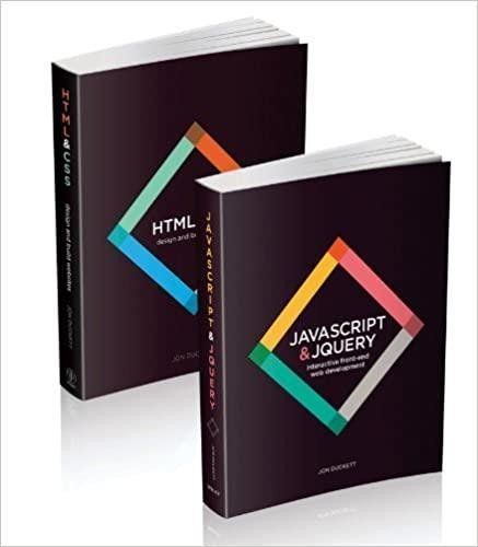 Web Design with HTML, CSS / JavaScript and jQuery / Set - Jon Duckett