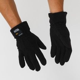 Label Fleece Gloves