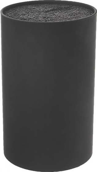 Stojan na nože se štětinami Orion Black, ⌀ 11 cm