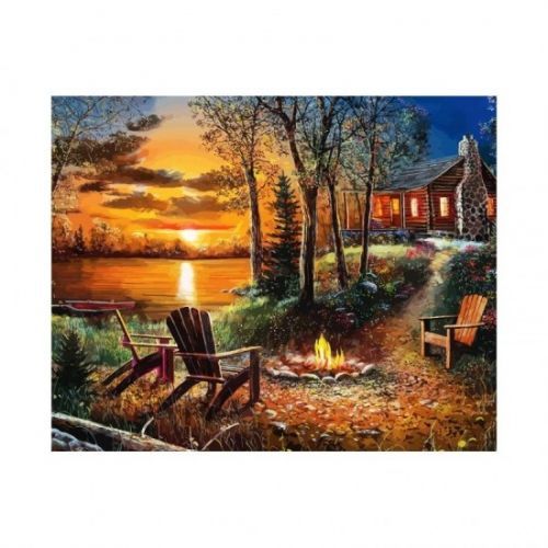 SMT Diamantový obrázek 30 x 40 cm - Srb u jezera - 1006446