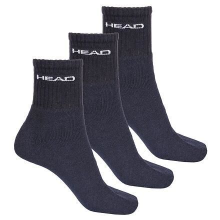 Head Short Crew 3P sportovní ponožky navy