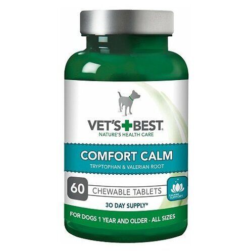 VET'S BEST Comfort Calm uklidňující žvýkací tablety pro psy 60 tbl.