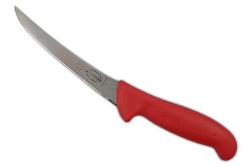 F. Dick - Nůž vykosťovací 13 cm, zahnutá čepel, červený