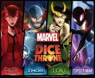 USAopoly Dice Throne Marvel 4-Hero Box: Scarlet Witch v. Thor v. Loki v. Spider-Man