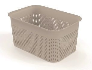 Úložný box BRISEN 4,5 L, plast, cappuccino