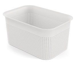 Úložný box BRISEN 4,5 L, plast, bílý