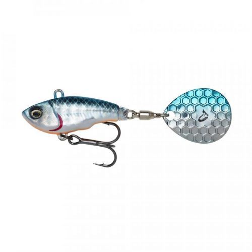 Savage Gear Wobler Fat Tail Spin Sinking Blue Silver - 5,5cm 9g