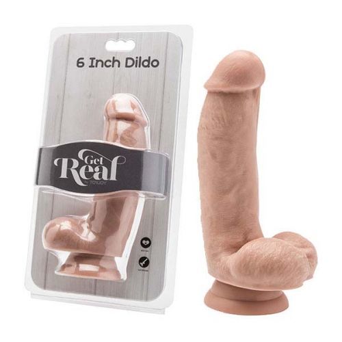 Get Real 6 Inch with balls realistické dildo