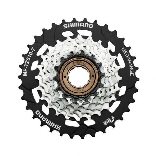 Vícekolečko Shimano Tourney MF-TZ510 - 14-34z, šroubovací, bez krytu (7s)