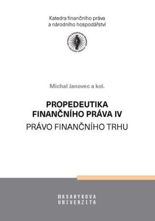 Propedeutika finančního práva IV.daňové právo