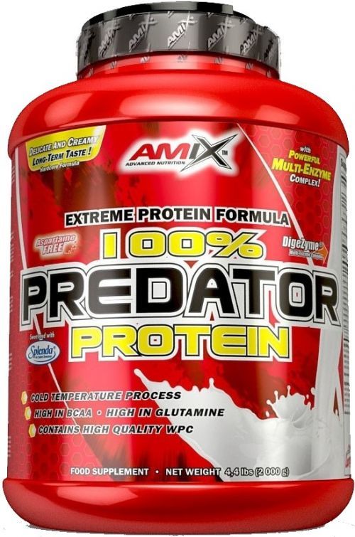 Proteinové prášky Amix Amix 100% Predator Protein-2000g-Vanilla
