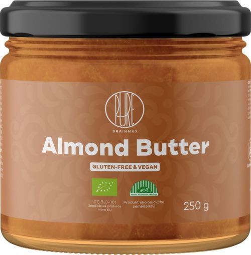 BrainMax Pure Almond Butter, Mandlové máslo, BIO, 250 g